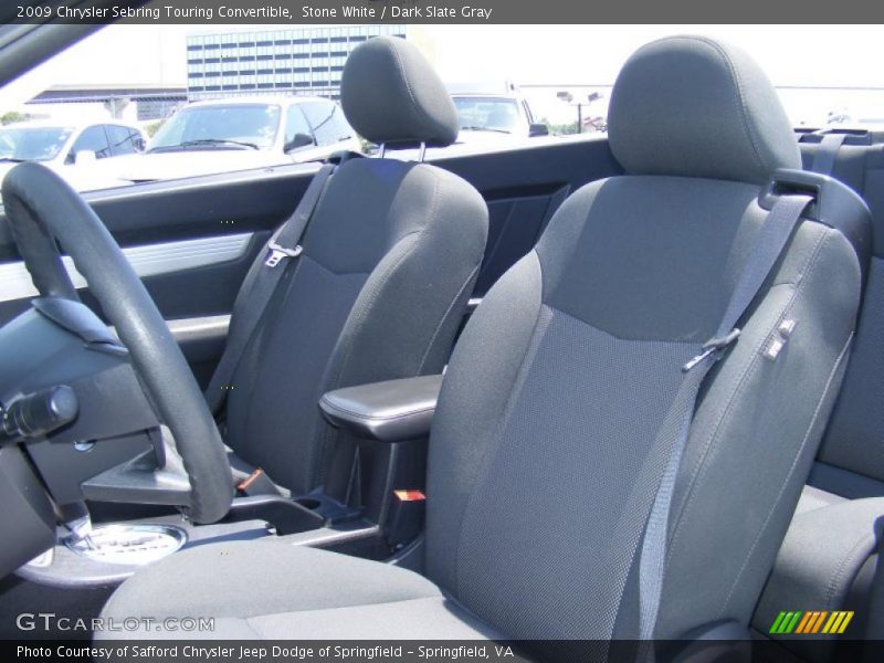 Stone White / Dark Slate Gray 2009 Chrysler Sebring Touring Convertible