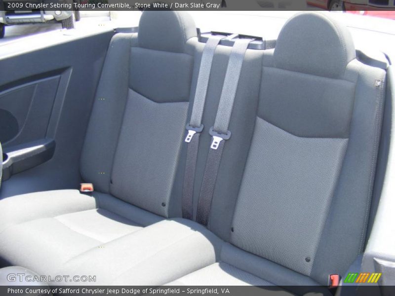 Stone White / Dark Slate Gray 2009 Chrysler Sebring Touring Convertible