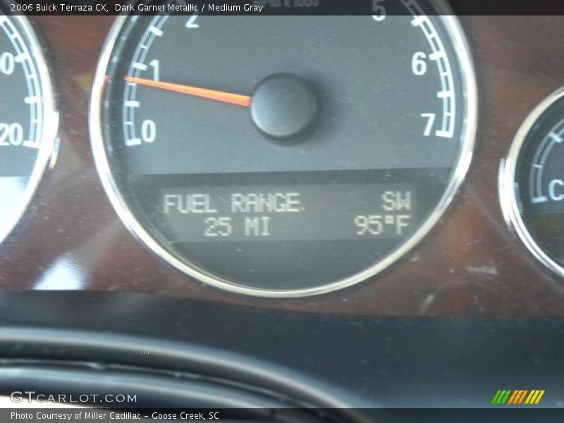 Dark Garnet Metallic / Medium Gray 2006 Buick Terraza CX
