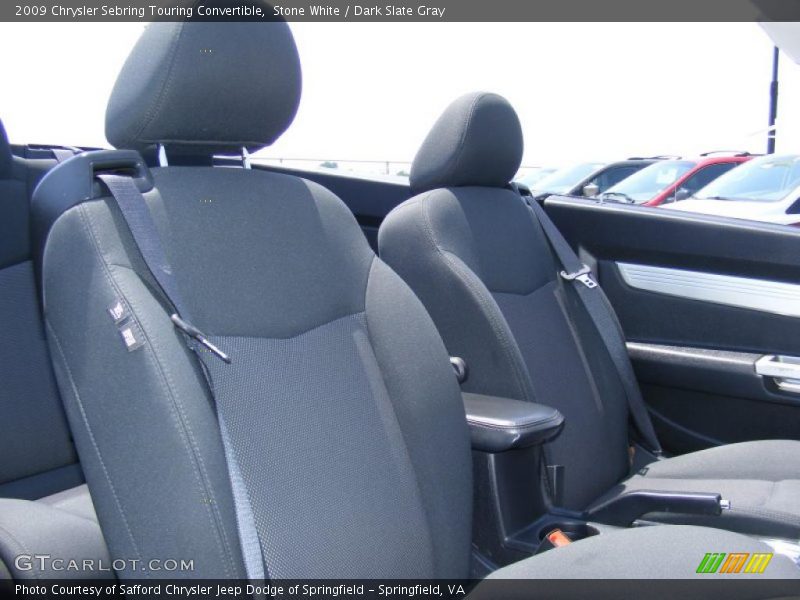 Stone White / Dark Slate Gray 2009 Chrysler Sebring Touring Convertible