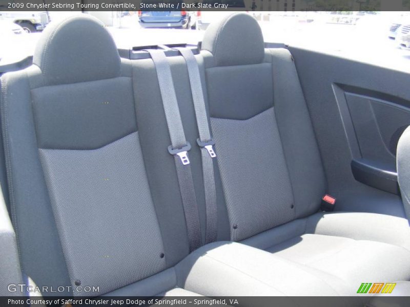 Stone White / Dark Slate Gray 2009 Chrysler Sebring Touring Convertible
