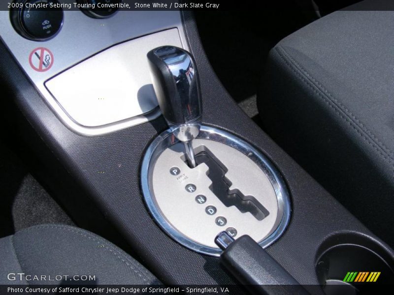 Stone White / Dark Slate Gray 2009 Chrysler Sebring Touring Convertible