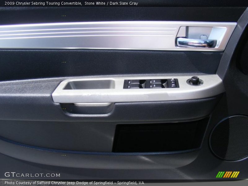 Stone White / Dark Slate Gray 2009 Chrysler Sebring Touring Convertible