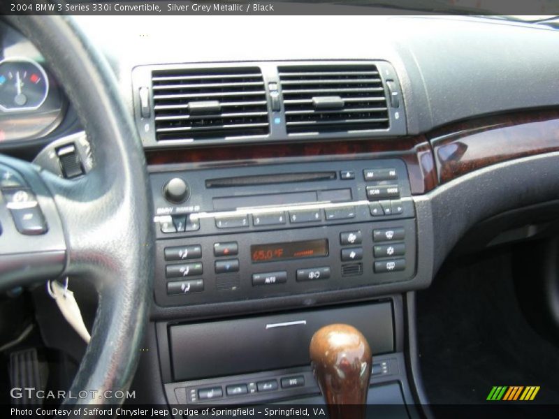 Silver Grey Metallic / Black 2004 BMW 3 Series 330i Convertible