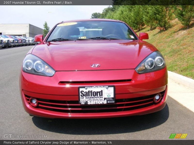 Redfire Pearl / Black 2007 Hyundai Tiburon GS