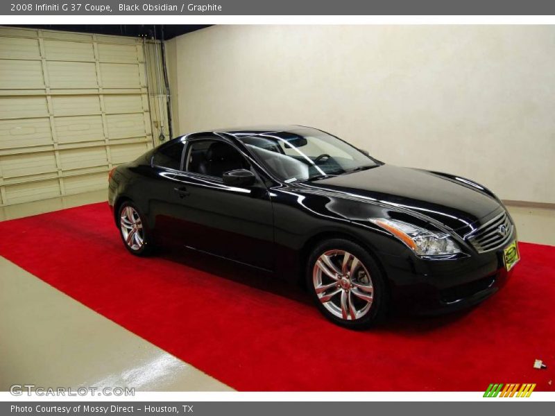 Black Obsidian / Graphite 2008 Infiniti G 37 Coupe