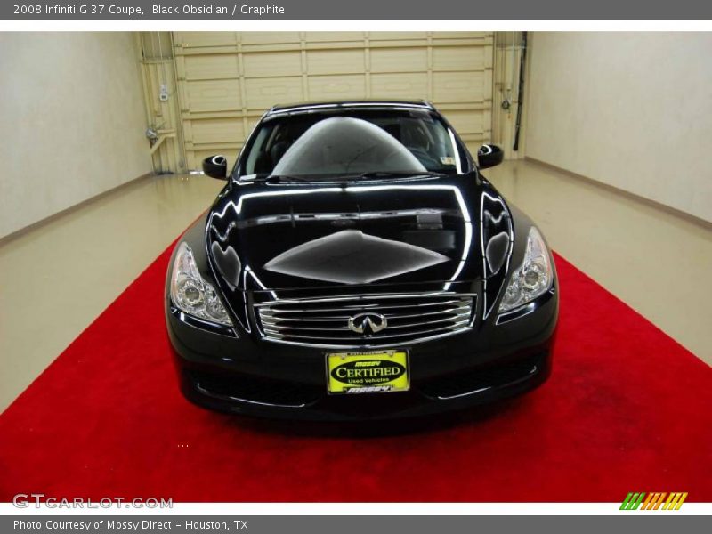Black Obsidian / Graphite 2008 Infiniti G 37 Coupe