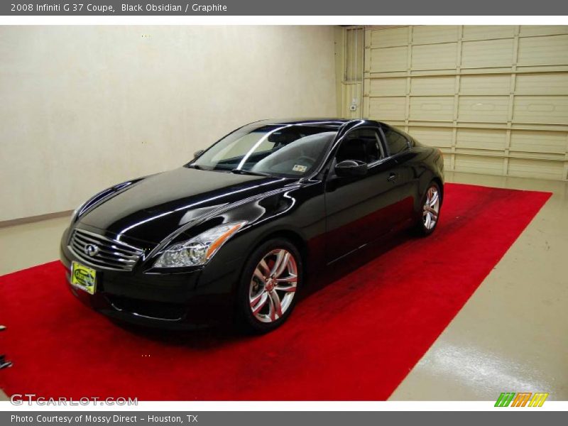 Black Obsidian / Graphite 2008 Infiniti G 37 Coupe