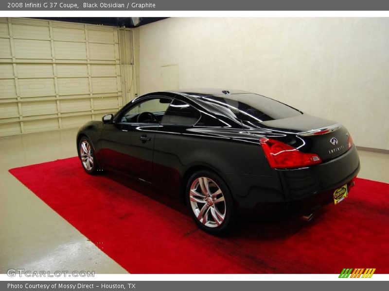 Black Obsidian / Graphite 2008 Infiniti G 37 Coupe