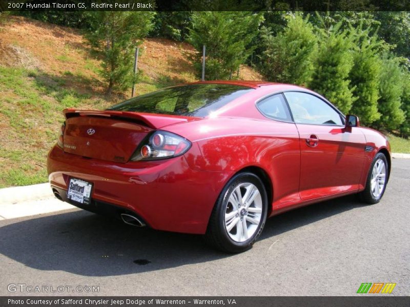 Redfire Pearl / Black 2007 Hyundai Tiburon GS