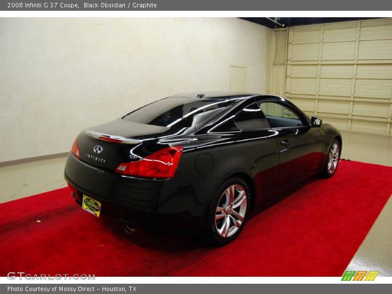 Black Obsidian / Graphite 2008 Infiniti G 37 Coupe