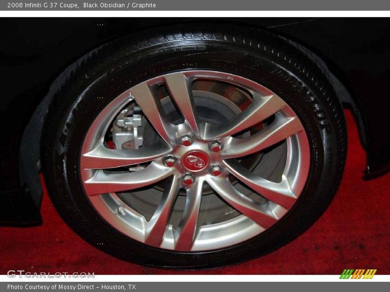 Black Obsidian / Graphite 2008 Infiniti G 37 Coupe