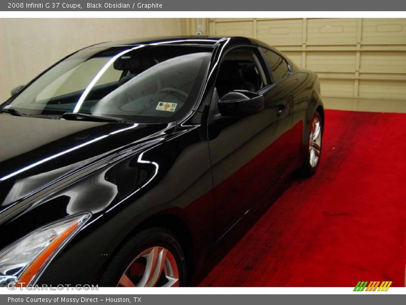 Black Obsidian / Graphite 2008 Infiniti G 37 Coupe