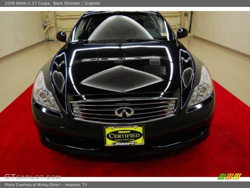 Black Obsidian / Graphite 2008 Infiniti G 37 Coupe