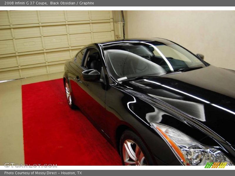 Black Obsidian / Graphite 2008 Infiniti G 37 Coupe