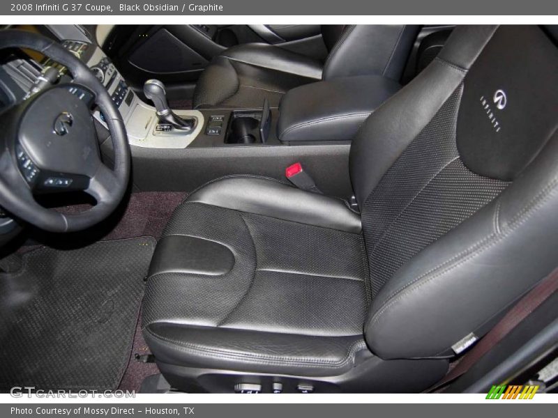 Black Obsidian / Graphite 2008 Infiniti G 37 Coupe