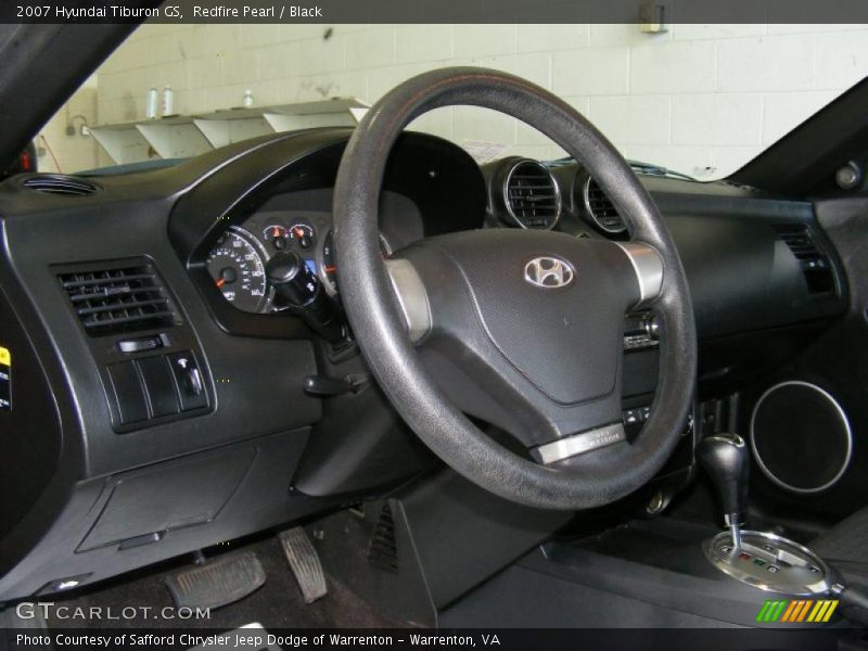 Redfire Pearl / Black 2007 Hyundai Tiburon GS
