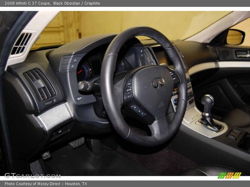 Black Obsidian / Graphite 2008 Infiniti G 37 Coupe