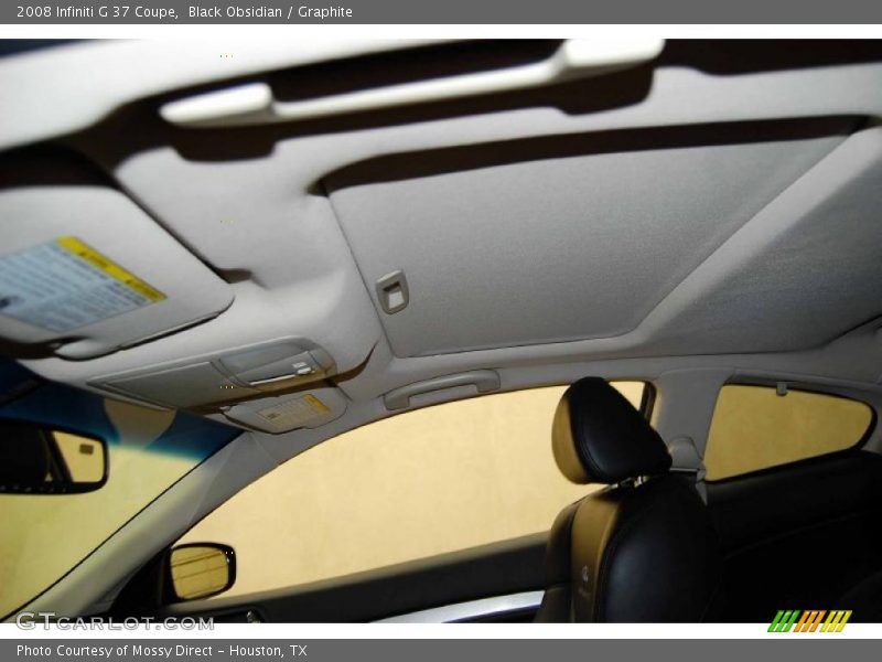 Black Obsidian / Graphite 2008 Infiniti G 37 Coupe