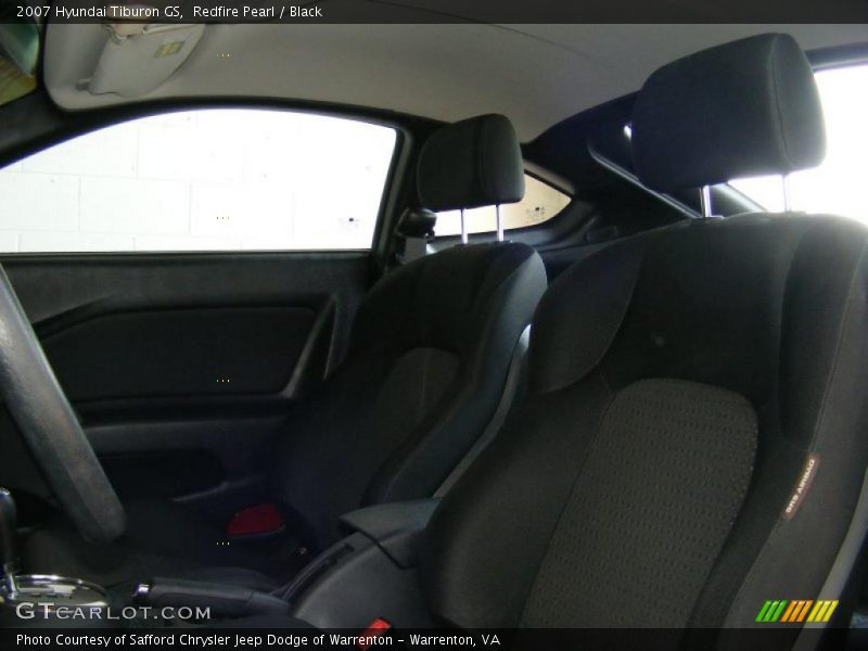 Redfire Pearl / Black 2007 Hyundai Tiburon GS