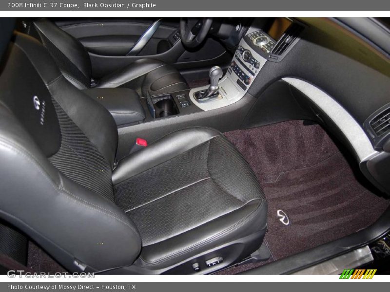 Black Obsidian / Graphite 2008 Infiniti G 37 Coupe