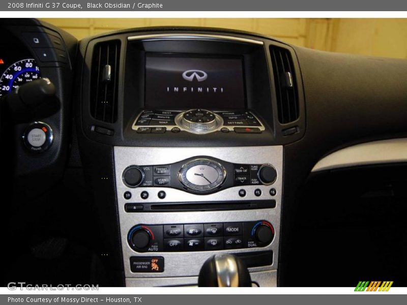 Black Obsidian / Graphite 2008 Infiniti G 37 Coupe
