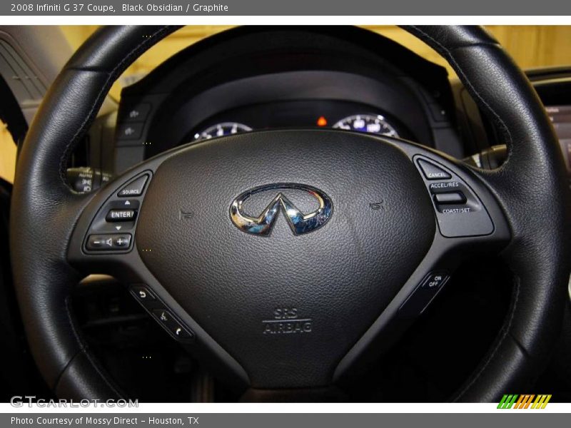 Black Obsidian / Graphite 2008 Infiniti G 37 Coupe