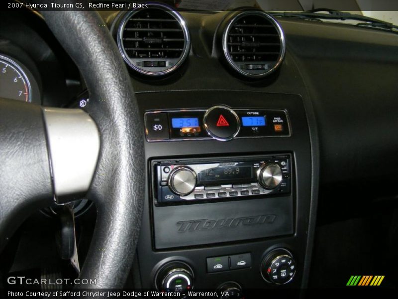 Redfire Pearl / Black 2007 Hyundai Tiburon GS