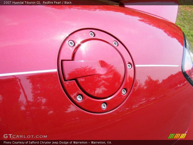 Redfire Pearl / Black 2007 Hyundai Tiburon GS
