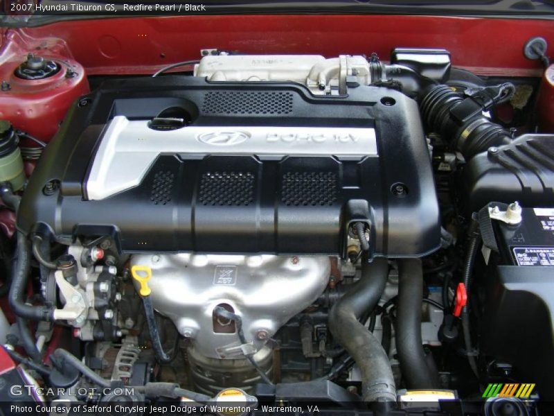 Redfire Pearl / Black 2007 Hyundai Tiburon GS