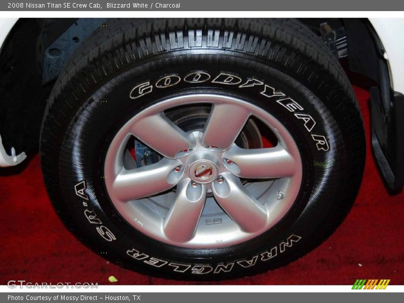 Blizzard White / Charcoal 2008 Nissan Titan SE Crew Cab