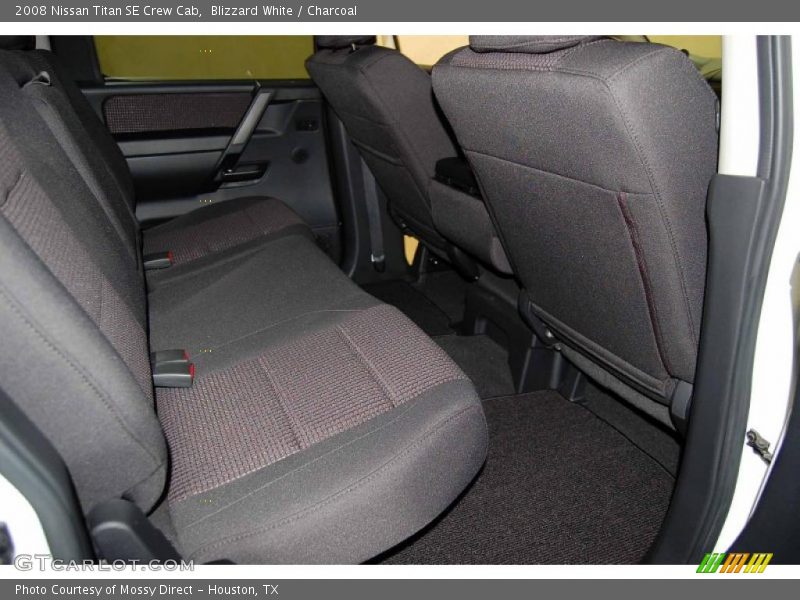 Blizzard White / Charcoal 2008 Nissan Titan SE Crew Cab