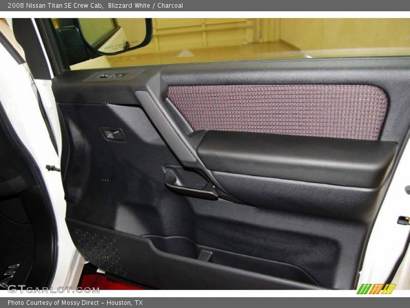 Blizzard White / Charcoal 2008 Nissan Titan SE Crew Cab