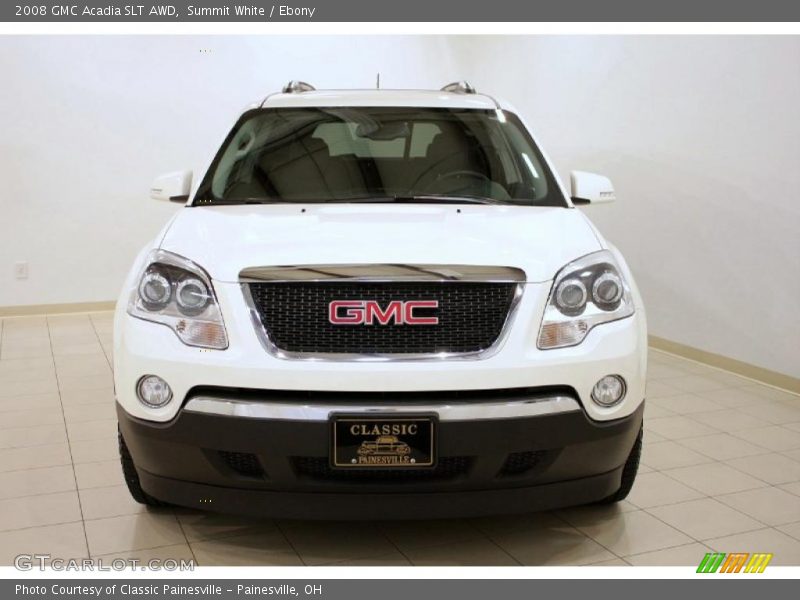 Summit White / Ebony 2008 GMC Acadia SLT AWD