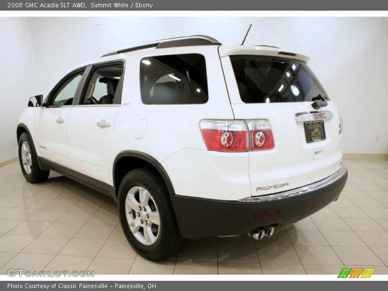 Summit White / Ebony 2008 GMC Acadia SLT AWD