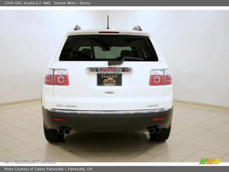 Summit White / Ebony 2008 GMC Acadia SLT AWD