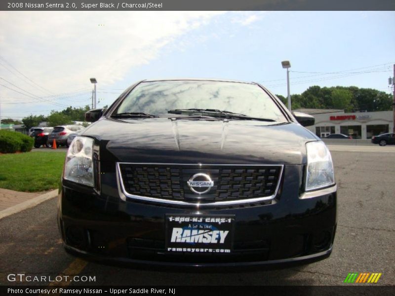 Super Black / Charcoal/Steel 2008 Nissan Sentra 2.0