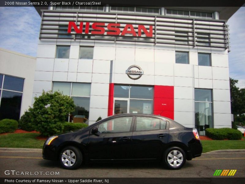 Super Black / Charcoal/Steel 2008 Nissan Sentra 2.0