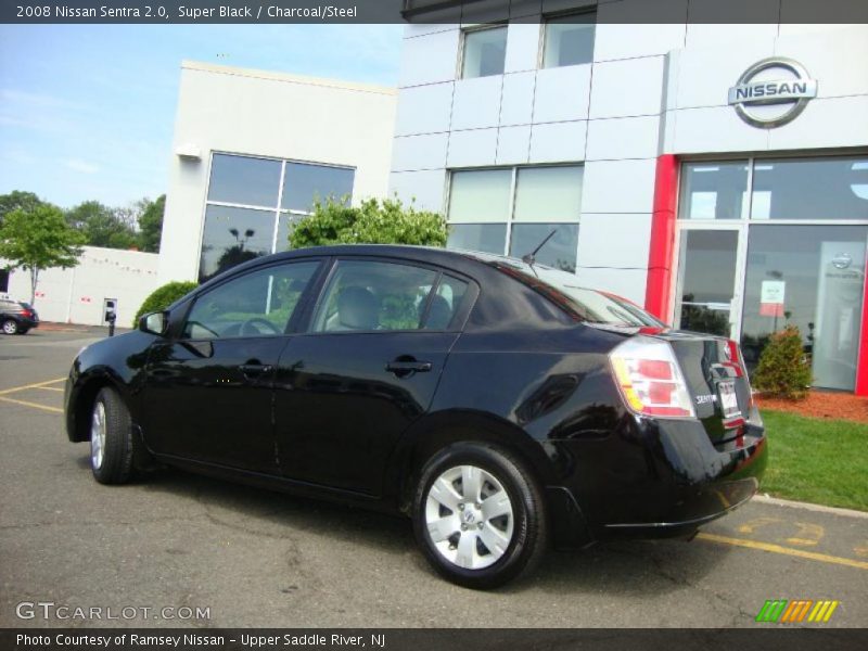 Super Black / Charcoal/Steel 2008 Nissan Sentra 2.0