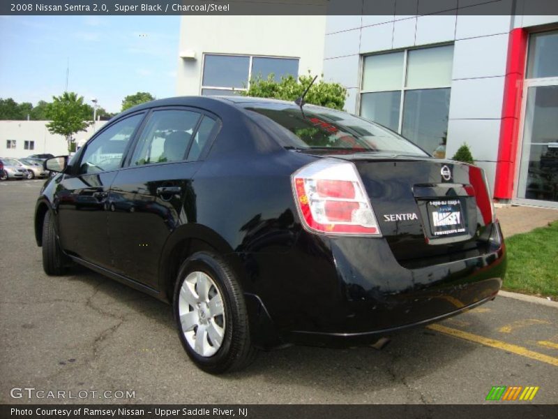 Super Black / Charcoal/Steel 2008 Nissan Sentra 2.0