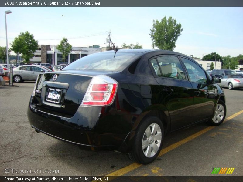 Super Black / Charcoal/Steel 2008 Nissan Sentra 2.0