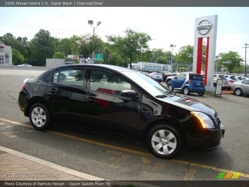 Super Black / Charcoal/Steel 2008 Nissan Sentra 2.0