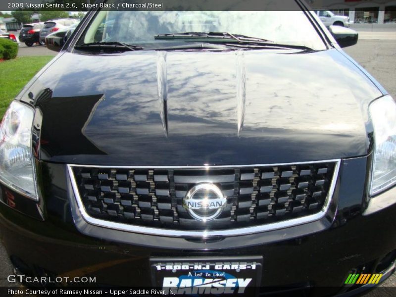 Super Black / Charcoal/Steel 2008 Nissan Sentra 2.0