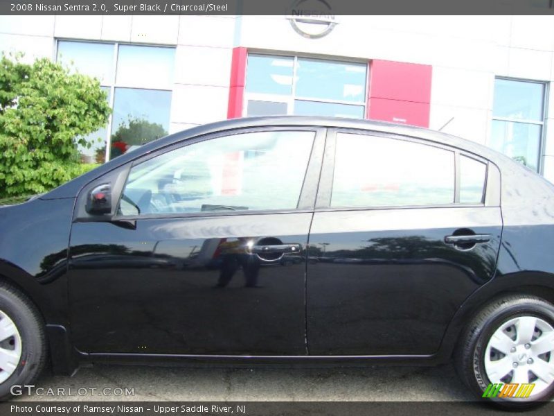 Super Black / Charcoal/Steel 2008 Nissan Sentra 2.0