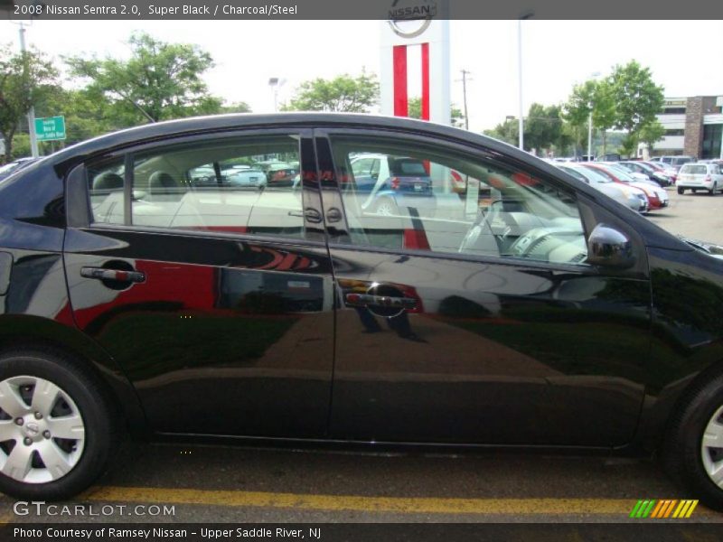 Super Black / Charcoal/Steel 2008 Nissan Sentra 2.0