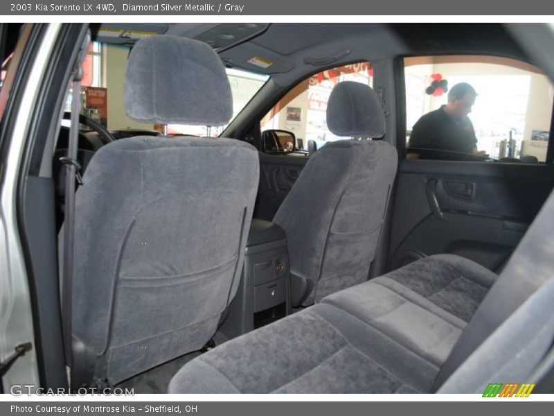 Diamond Silver Metallic / Gray 2003 Kia Sorento LX 4WD