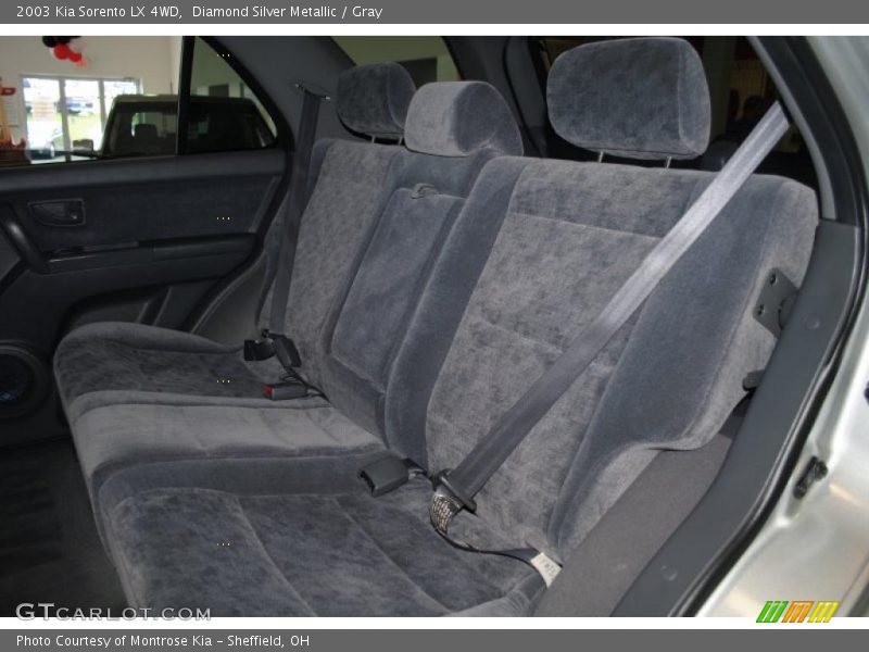 Diamond Silver Metallic / Gray 2003 Kia Sorento LX 4WD