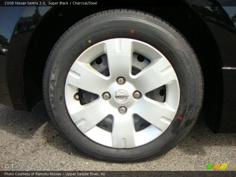 Super Black / Charcoal/Steel 2008 Nissan Sentra 2.0