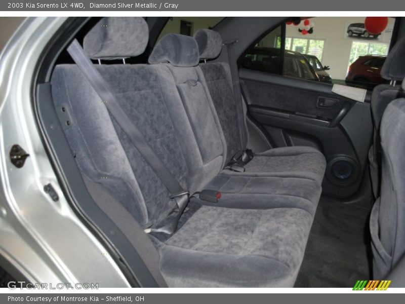 Diamond Silver Metallic / Gray 2003 Kia Sorento LX 4WD