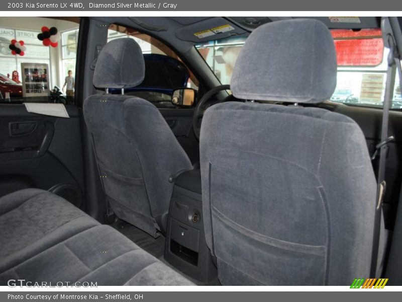 Diamond Silver Metallic / Gray 2003 Kia Sorento LX 4WD